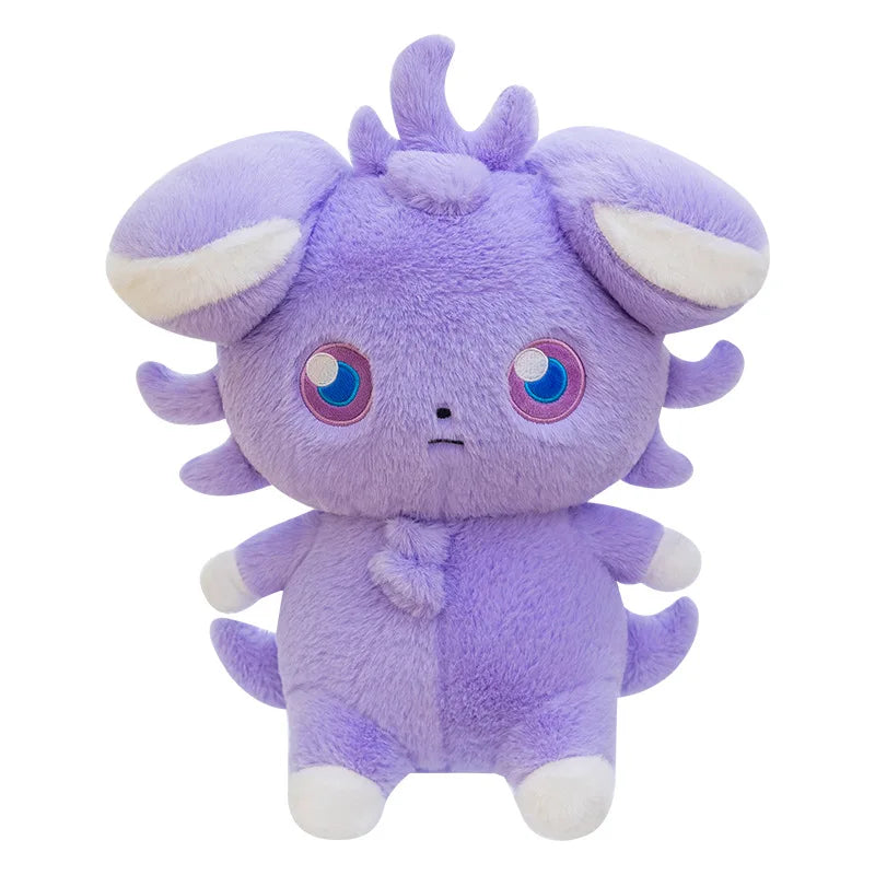 40/80cm Kawaii Espurr Pokemon Plush Toys Alolan Vulpix Doll Cute Large Pokémon Plushie Stuffed Pillow Gift for Kid Birthday Xmas