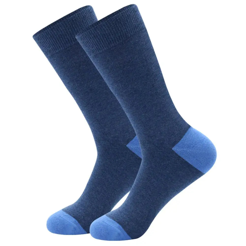 5Pairs Mens Fun Dress Socks, Pattern Funny Socks Pack, Colorful Striped Combed Cotton Novelty Socks，Cool Breathable Casual Socks