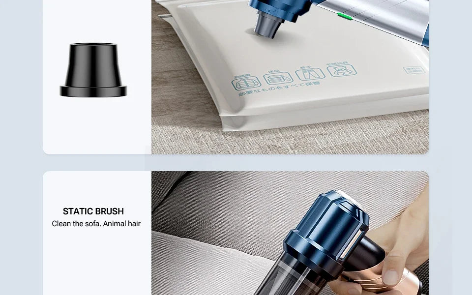 SZUK High Pressure Car Vacuum Cleaner Portable Handheld Mini Vacuum Cleaner Strong Suction Car Cleaner Powerful Air Blower