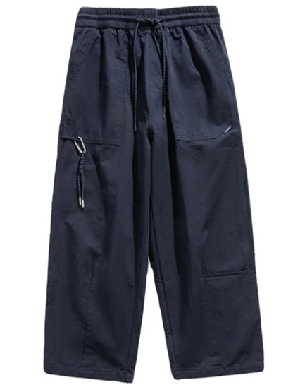 Spring Autumn Cityboy Functional Paratrooper Pants Men Loose Versatile Straight Casual Outdoor Waterproof Workwear Trousers