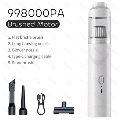 CENRR 9998000PA Car Vacuum Cleaner Strong Suction Powerful Wireless Portable Car Cleaner for Home Appliance Air Blower