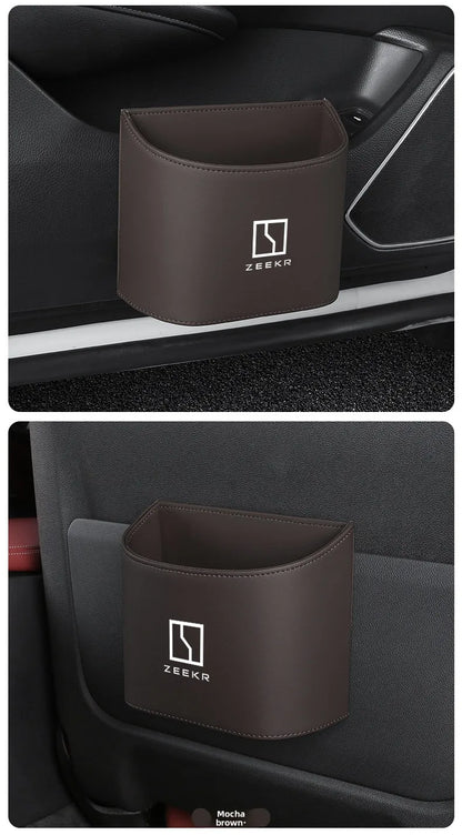 Suitable for ZEEKR 007gt 7X Zeekr 001 009 mix zeekr 9x car garbage bin storage box, car door water cup holder