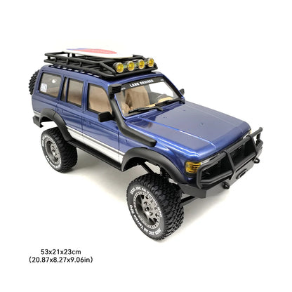 New 1/12 For Toyota LC80 4WD Climbing Remote Control Off-road Vehicle Dual Speed Simulation Car Model Toy  With two batteries