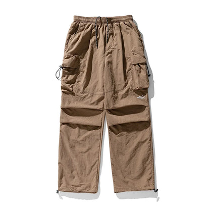 TFETTERS Brand Autumn Winter Cargo Pants Men 2026 New Baggy Watertight Drawstring Men Parachute Pants Techwaer Tourism Man Pants