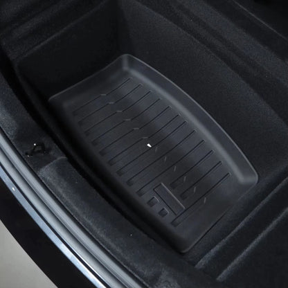 Waterproof Floor Mats for Tesla Model 3 Highland 2025 2026  easy clean TPE floor mats, odor-free foot mats,  rubber floor mats