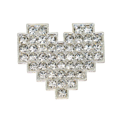 1/9PCS Girls Metal Shoe Charms Crown Lipstick Perfume Bear Heart Bow Ties Pins Clog Jeans for Women Girls Shoe Clips Decorations