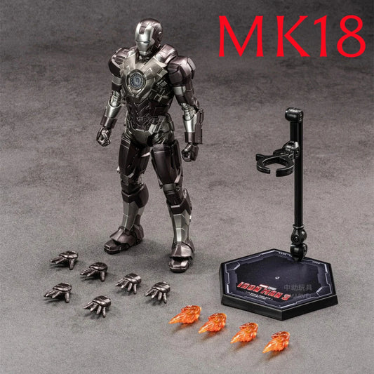 ZD Toys Marvel Avengers Iron Man Action Figure Miles Morales 2099 Suit Mark 28 MK50 MK10 MK18 MK19 Action Figure Toy Gift