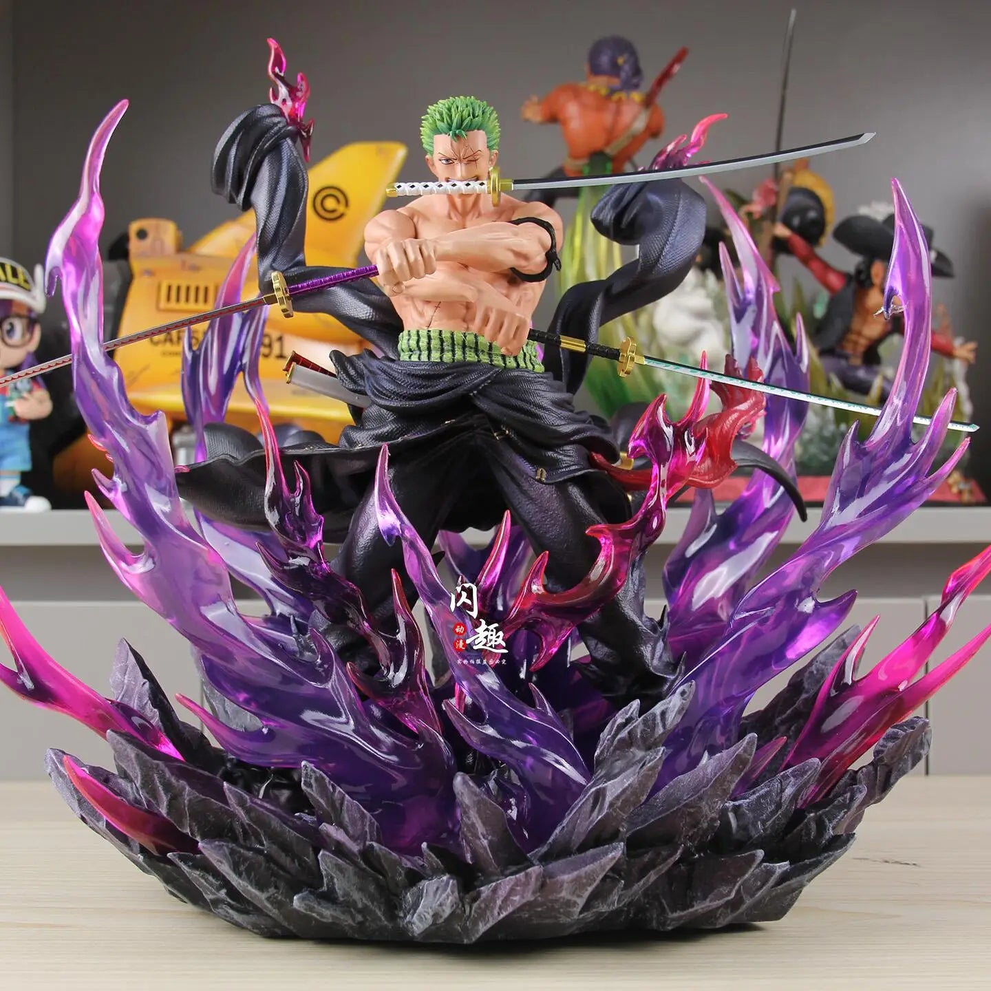 Hot Selling Jt Statue One Piece Full Range Th Enraged Zoro Anime Figure PVC Statue Collection Model Room Decoration Gifts