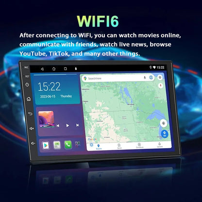 7" 6+128GB For Nissan Navara D40  2005-2015  Car Stereo Radio Apple CarPlay Android 15 Head Unit FM GPS Reversing Image