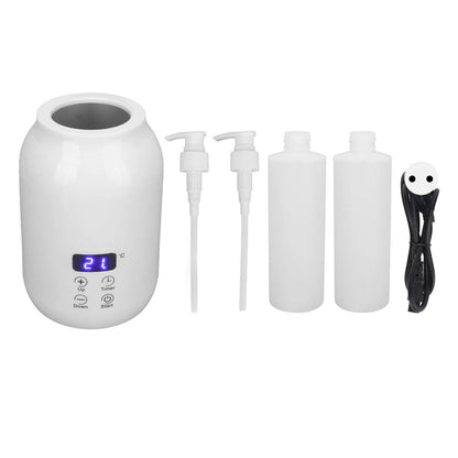 Single Bottle Massage Oil Heater Massage Oil Heater LED Display Touch Control Temperature Adjust Essential Oil Bottle Warmer