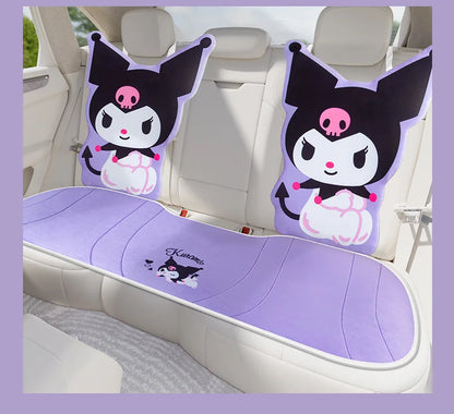 My Melody Car Seat Cushion Sweat Absorbing Plush Women's Cute Cartoon Pillow Comfortable Soft Cushion for Vehicle Seat