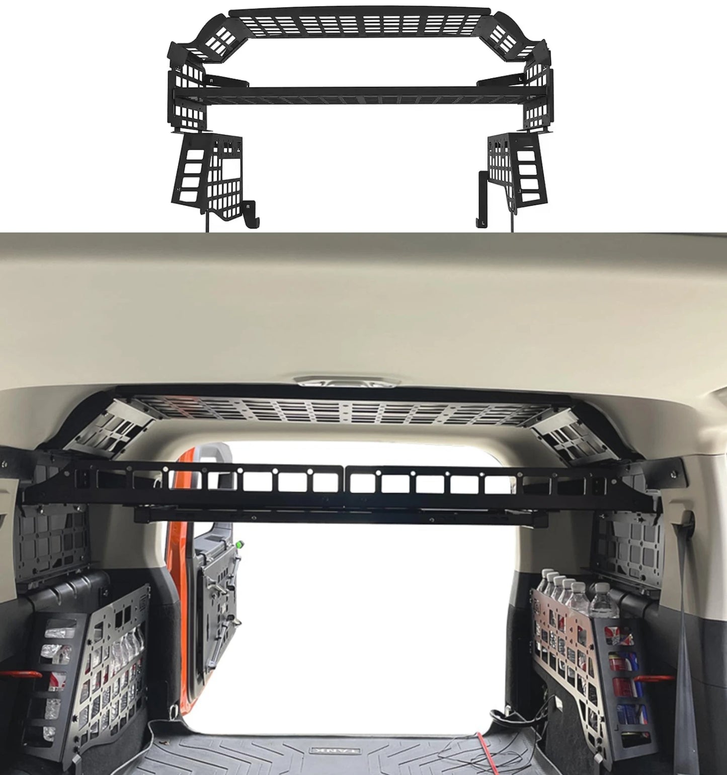 Fit for GWM Tank 300 2020 2021 2022 2023 2024 Trunk Shelf System Modular Storage Panel Luggage Organizers (Not for Hi4-T)