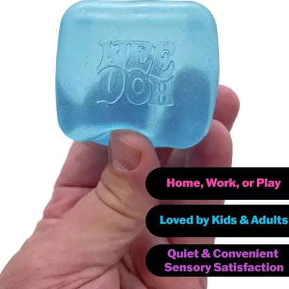 Schylling Needoh Nice Cube Sensory Stress Reliever Multiple Styles Fidget Tool for Anxiety  Focus Desk Sensory Cube for Adults