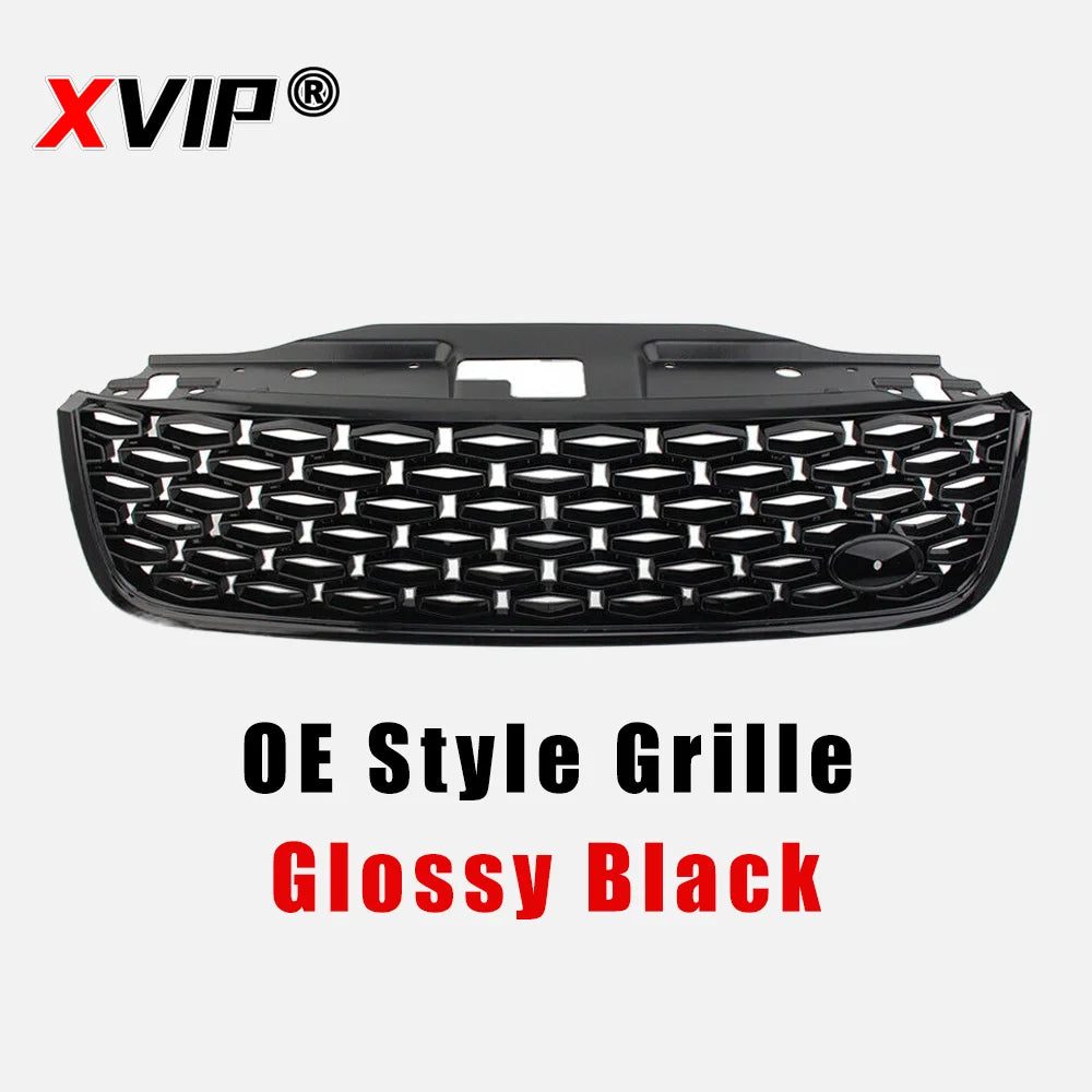 XVIP Front Bumper Grille Honeycomb Style Mesh Vent Replacement Parts Car Accessories For Land Rover Discovery 5 L462 2017-2023
