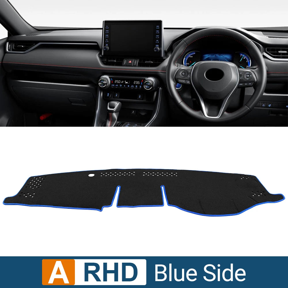 Car Dashboard Mat Sun Shade Instrument Desk Cover Accessories For Toyota RAV4 XA50 2019 2020 2021 2022 2023 2024 2025 Hybrid
