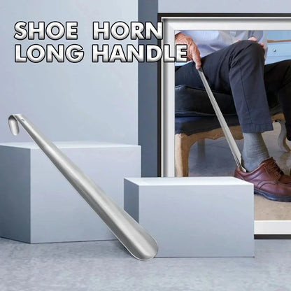 1Pcs Metal Extra Long Shoehorn Professional Shoe Wearer Shoes Lifter Shoes Spoon Lazy Does Not Bend Shoe Draw Helper Shoe Spoon