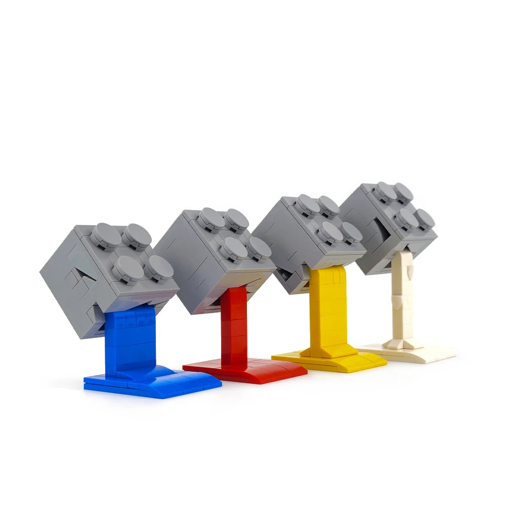 MOC Building Blocks Melt and Flow Out Colorful Paint DIY Assembly Lava Flow Building Blocks Building Model Decoration Toy Gift