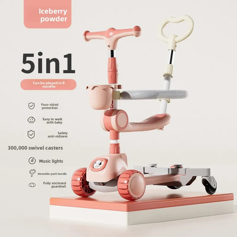 Scooter for children and scooter suitable for boys and girls, ideal for helping children develop their sense of balance