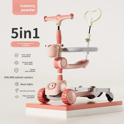 Scooter for children and scooter suitable for boys and girls, ideal for helping children develop their sense of balance