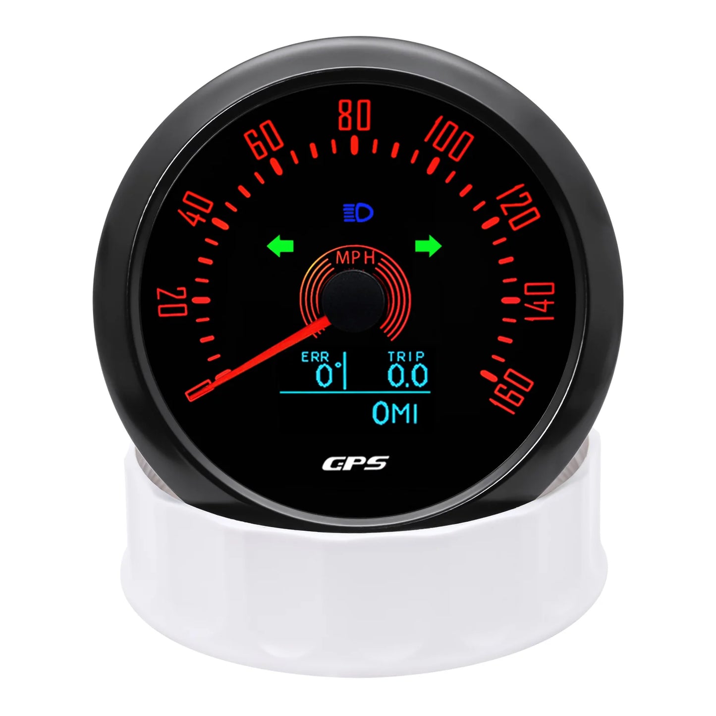 Waterproof 85MM GPS Speedometer With GPS Antenna 7 Color Backlight For Motorcycle Marine Boat Car Truck Speed Gauge Meter 12V24V
