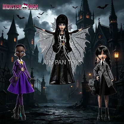 Original Monster High Fest Scary Sweet Birthday Prom Party Secrets Garden Wednesday Addams Collectible Fashion Doll Kid Gift Toy