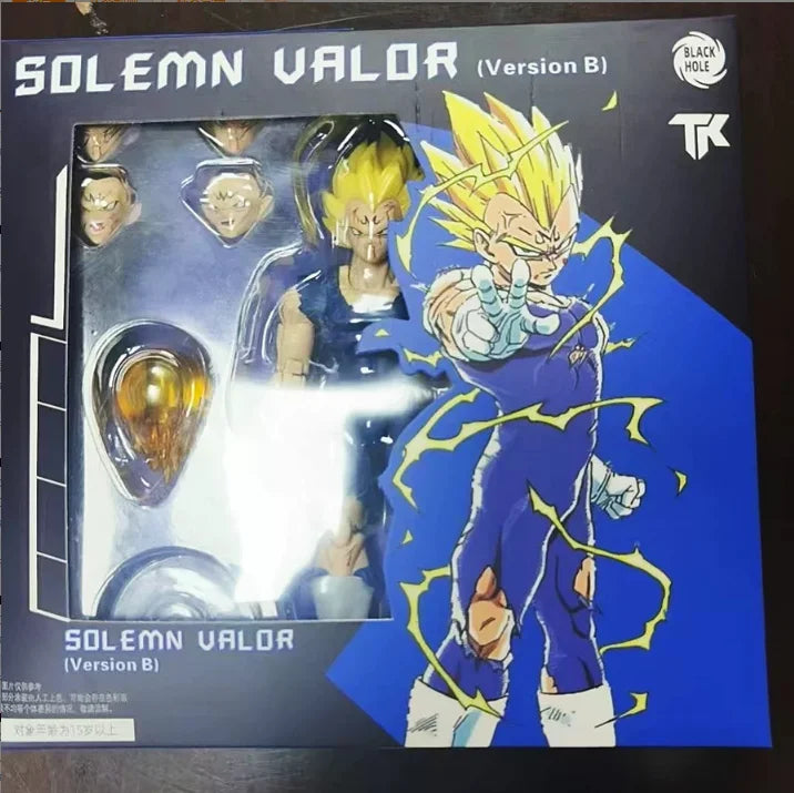 In Stock Black Hole Toys & TK Dragon Ball SHF Super Saiyan SSJ Majin Vegeta Full Power Anime Action Figures Models Gifts Toy