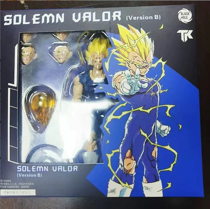 In Stock Black Hole Toys & TK Dragon Ball SHF Super Saiyan SSJ Majin Vegeta Full Power Anime Action Figures Models Gifts Toy