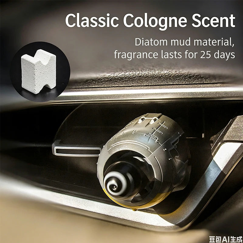 FW190 Rotating Propeller Plane Car Air Fresheners Vent Clip Ornament Decorations Accessories Perfume Fragrance Diffuser