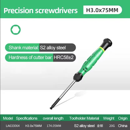 LAOA 1pcs precision screwdriver SL1.0-4.0 screwdriver phillips mini screwdriver phillips screwdriver plum blossom T5-T20