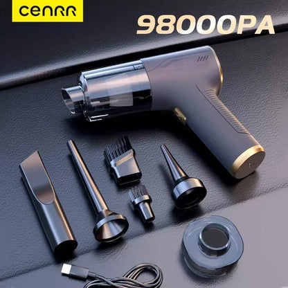 CENRR 980000PA Mini Car Vacuum Cleaner Cordless Powerful Wireless Car Cleaner HandHeld Portable Vacuum Cleaner Cleaning Machine
