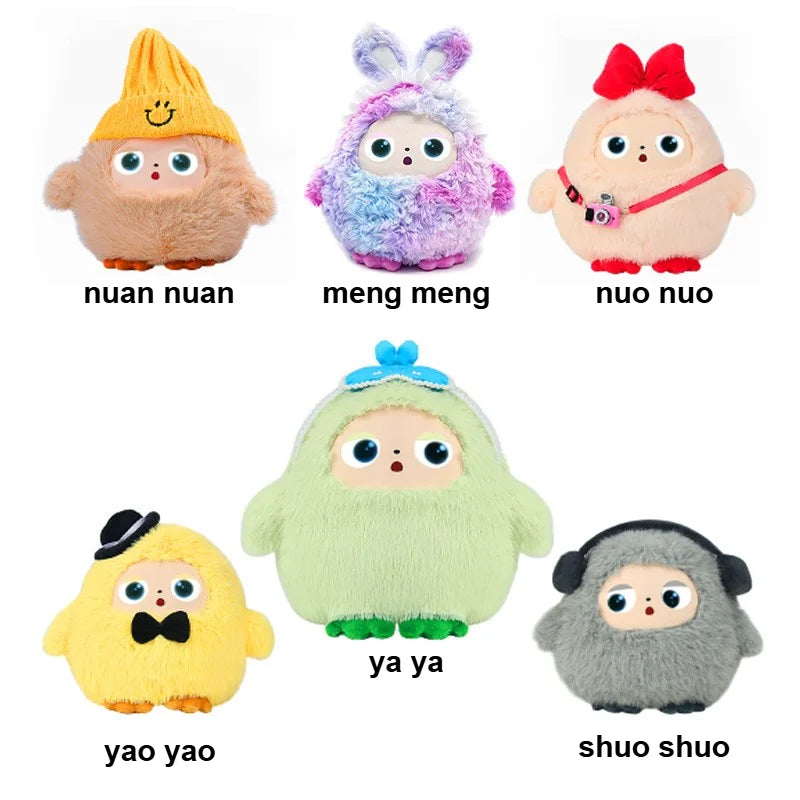 2026 NEW AI Plush Toy Robot Smart Interactive With LED Eyes&Voice Control App Compatible Soft Companion