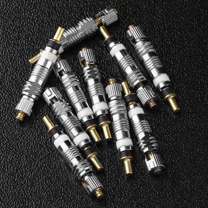 5-1000Pcs Detachable Presta Bicycle Valve Core Replacement Brass CNC FV MTB Road Bike Tire Tubes Service Parts Repair Tools