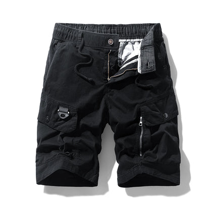 Summer Men Cargo Cotton Shorts Mens Beach Multi Pocket Shorts Pants Man Spring Casual Fashion Joggers Shorts Male Dropshipping
