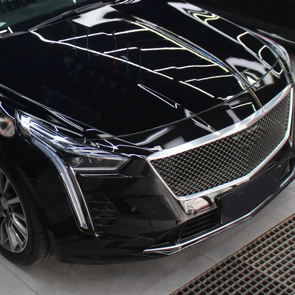 10/20/30/40/50*152cm Black Matte 3D 4D 5D Carbon Fiber Vinyl Car Wraps Auto Satin Film Vehicle Sticker with Different Size/Roll