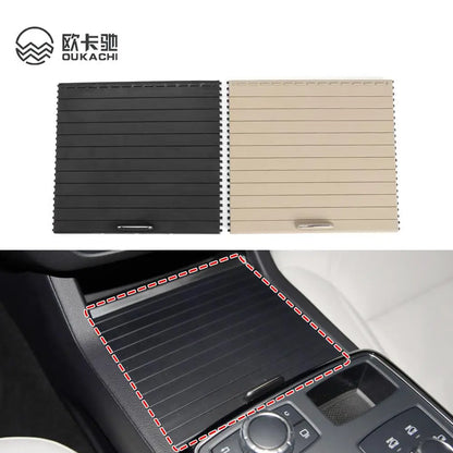 New  Car Center Console Shutters Cup Holder Slide Roller Blind Cover For Mercedes Benz Ml/Gl/Gle/Gls Class W166 W292 2012-2018