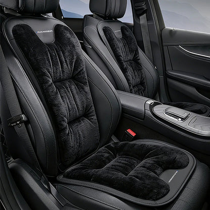 Car Seat Cushion For Ford Ranger T9 T7 T1 Raptor Warm Flannel Thick Plush Universal Rear Seat Backrest Protector Cover