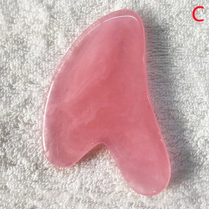 Heart Shape SPA Massage Beeswax Gua sha Scraping Massage Scraper Face Massager Acupuncture Guasha Board Massager for face 1pcs