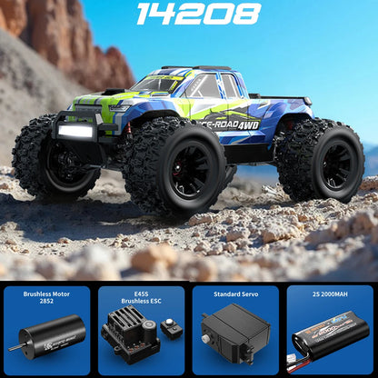 MJX Hyper Go 14207 14208 1/14 Brushless RC Car 2.4G 4WD Electric High Speed Off-Road Remote Control Drift Monster Truck for Kids