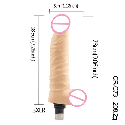 Dildo-Entry-Level Sex Machine A2/F2/F3 Accessories 3XLR Accessories Dildos Suction Cup Sex Products For Women And Men