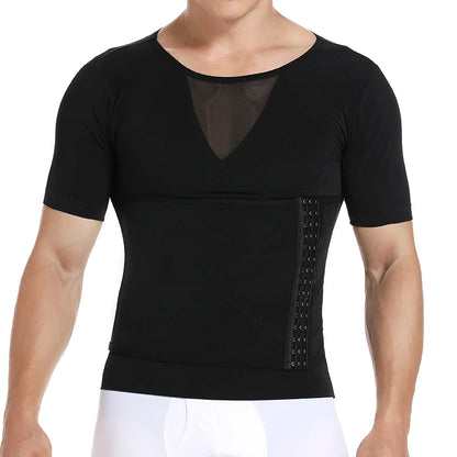 Men Body Shaper Waist Trainer Tummy Control T-Shirt Compression Shirts Weight Loss Slimming Underwear Abdomen Slim Tank Tops