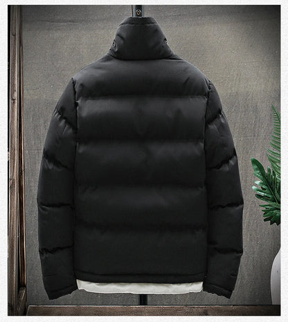 Men's winter jacket and coat Cotton coat 2026 new style stand collar parka jacket Men's windproof thick warm man's parkas
