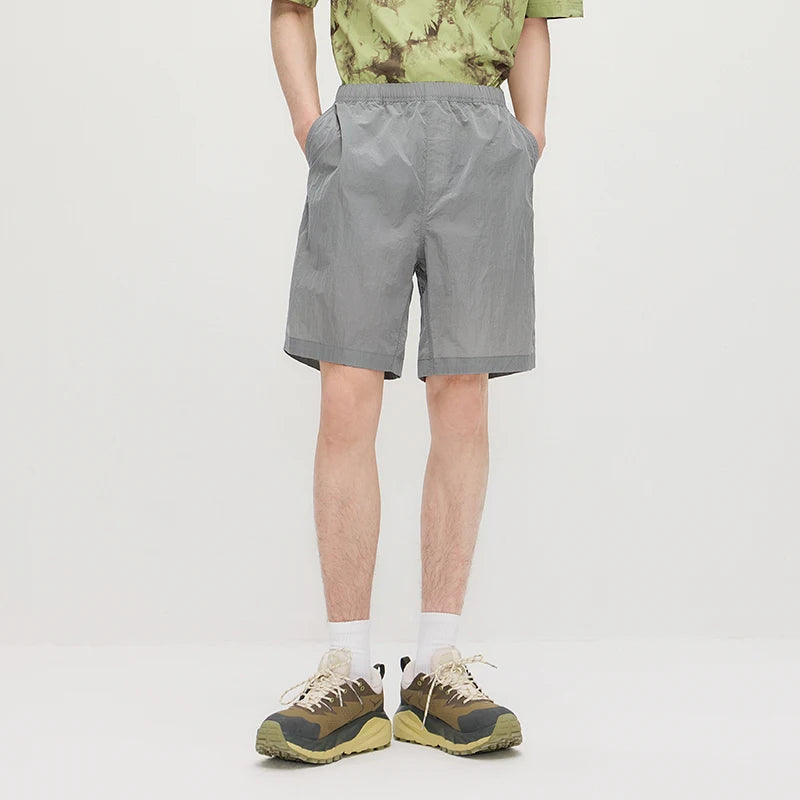 Semir Men Shorts Sporty Outdoor Patchwork Pocket Elastic Waist Casual Shorts 2026 Summer Straight