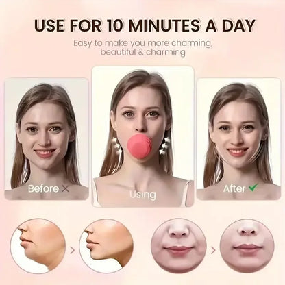 Face Exerciser Jawline Shaper Skin Tightening Double Chin Removal Nasolabial Folds Removal Face Slimming Tool for Women and Men