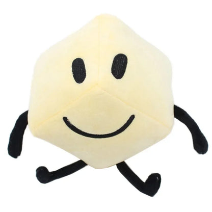 Bfdi Four Plush Doll Game Battle for Dream Island Cosplay Plushie Toy Number Flower Woody Coiny Firey Lollipop Soft Kids Gift
