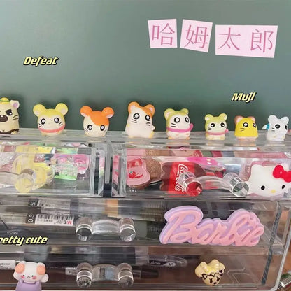 Toy Cute Food Play Cream Gel Phone Case DIY Accessories Hamster