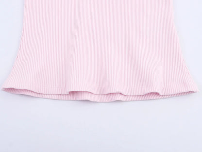 Retro American Diamond Embedded Short Sleeve Knitted T-shirt Women's Sweet Anti-aging Top Jewelry Collar Turn-down Collar