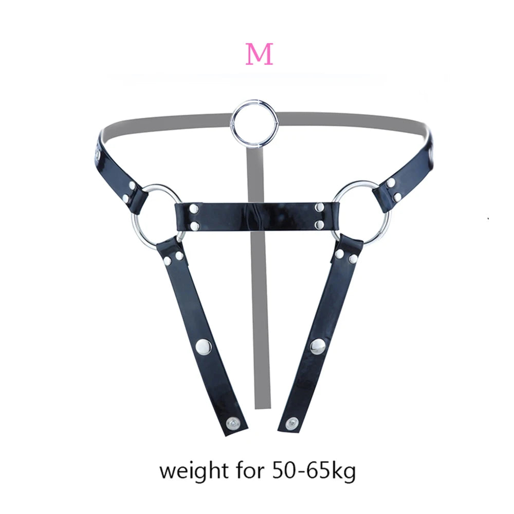 FRKO PU Leather Chastity Belt For Metal Penis Lock Cage Auxiliary Harness Belt Underwear Chastity Accessories BDSM Men Sex Toys