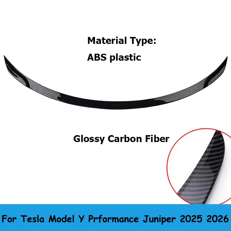 SUNTE Car ABS Spoiler For Tesla New Model Y 2025 2026 Juniper Original High-performance Carbon Fiber Accessories
