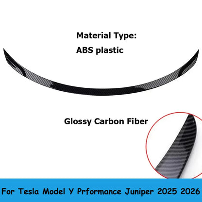 SUNTE Car ABS Spoiler For Tesla New Model Y 2025 2026 Juniper Original High-performance Carbon Fiber Accessories