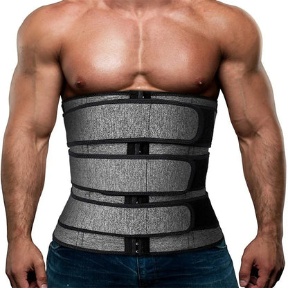 Men Sports Body Shaper Waist Trainer Girdle Abdomen Sweat Vest Slimming Underwear Weight Loss Shirt Fat Burner Workout Tank Tops